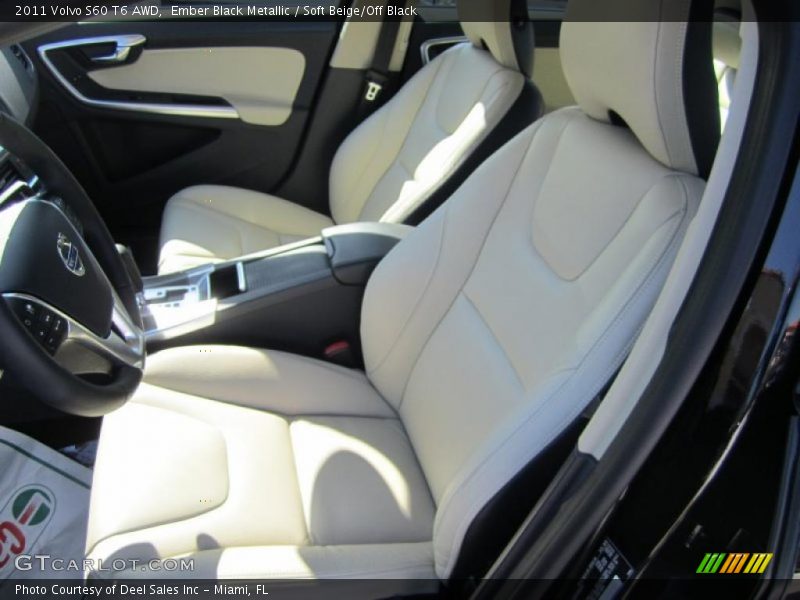 Ember Black Metallic / Soft Beige/Off Black 2011 Volvo S60 T6 AWD