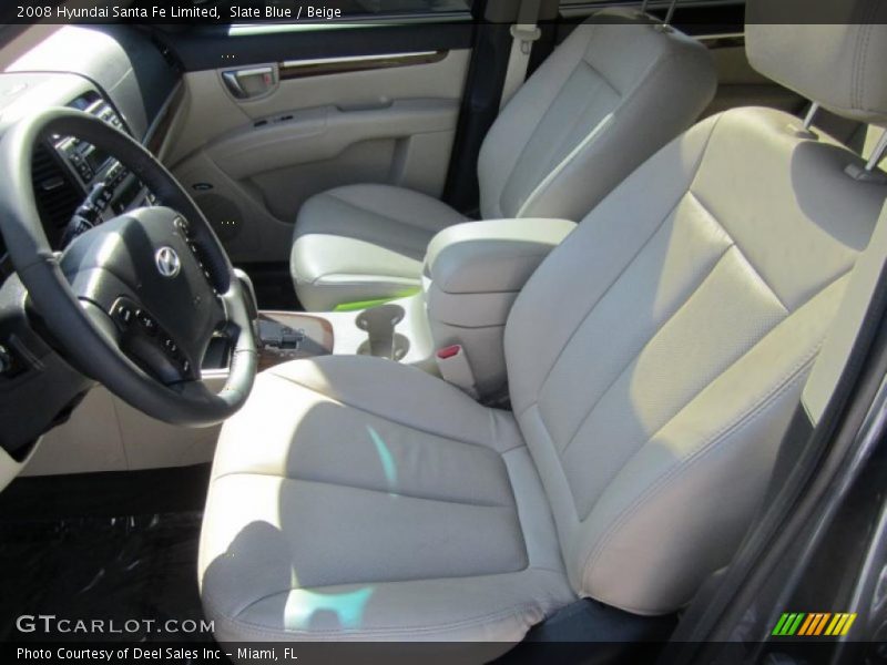 Slate Blue / Beige 2008 Hyundai Santa Fe Limited