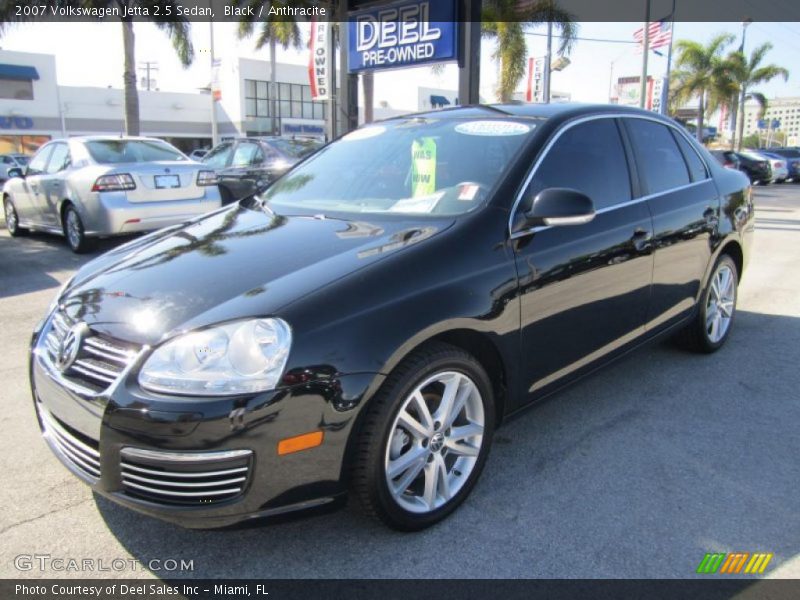 Black / Anthracite 2007 Volkswagen Jetta 2.5 Sedan