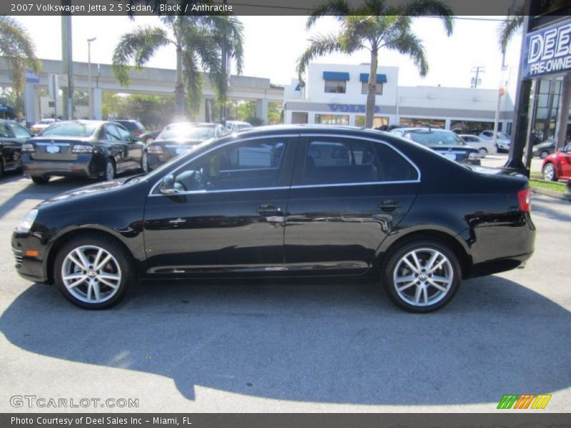 Black / Anthracite 2007 Volkswagen Jetta 2.5 Sedan