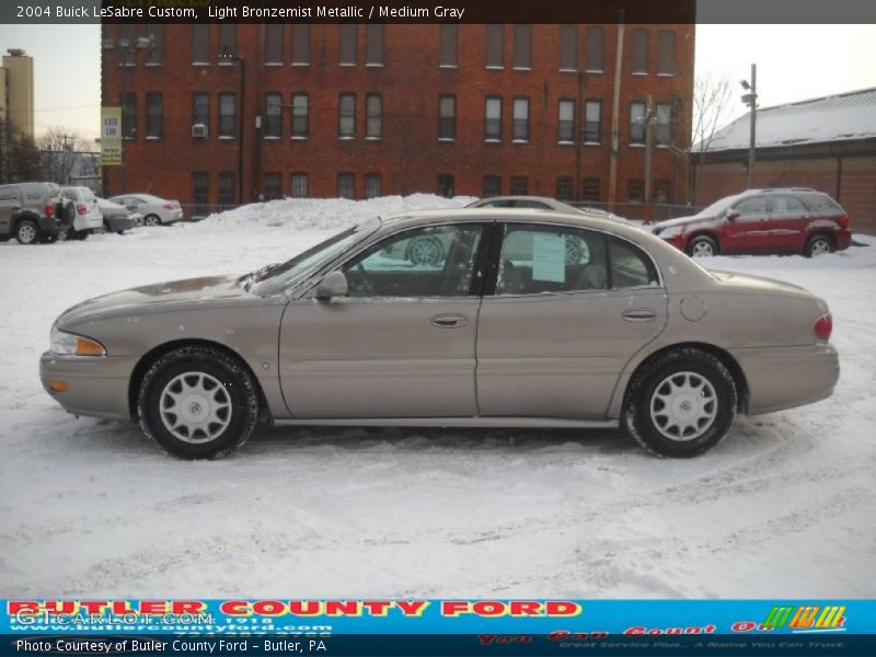 Light Bronzemist Metallic / Medium Gray 2004 Buick LeSabre Custom