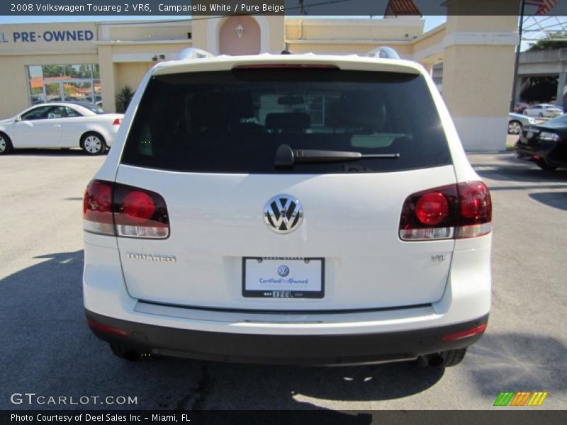 Campanella White / Pure Beige 2008 Volkswagen Touareg 2 VR6