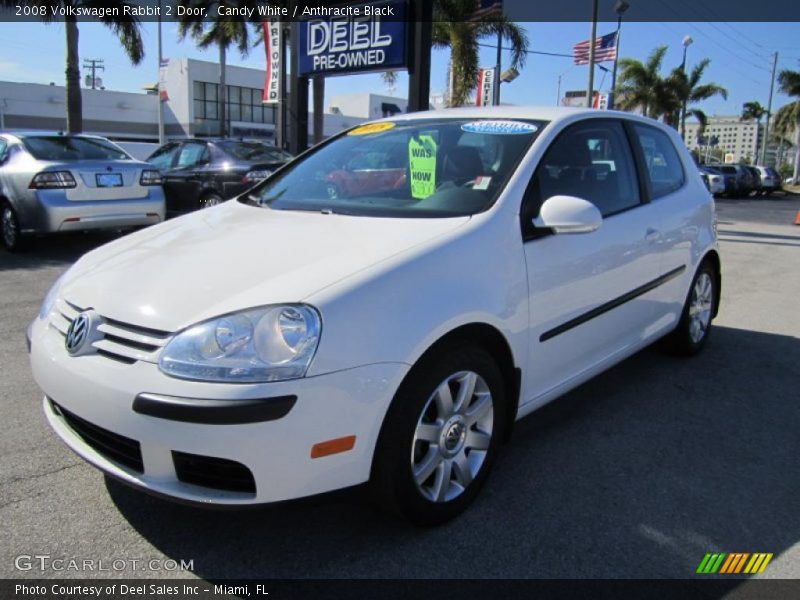 Candy White / Anthracite Black 2008 Volkswagen Rabbit 2 Door