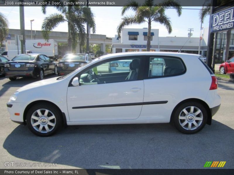 Candy White / Anthracite Black 2008 Volkswagen Rabbit 2 Door