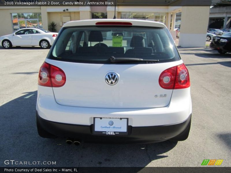 Candy White / Anthracite Black 2008 Volkswagen Rabbit 2 Door