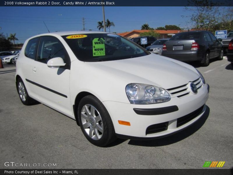 Candy White / Anthracite Black 2008 Volkswagen Rabbit 2 Door