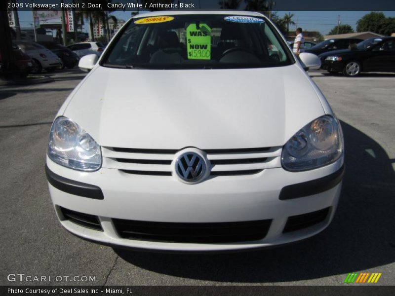Candy White / Anthracite Black 2008 Volkswagen Rabbit 2 Door