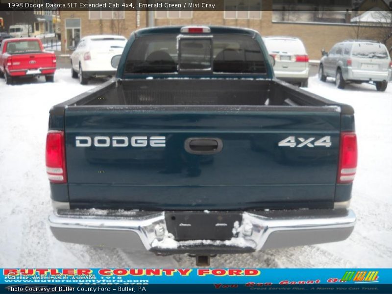 Emerald Green / Mist Gray 1998 Dodge Dakota SLT Extended Cab 4x4