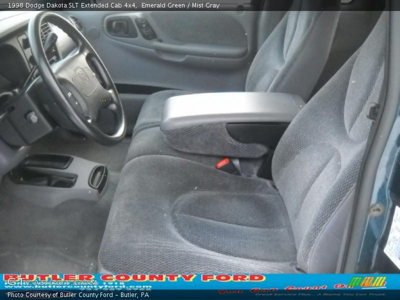 Emerald Green / Mist Gray 1998 Dodge Dakota SLT Extended Cab 4x4