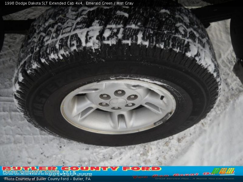 Emerald Green / Mist Gray 1998 Dodge Dakota SLT Extended Cab 4x4