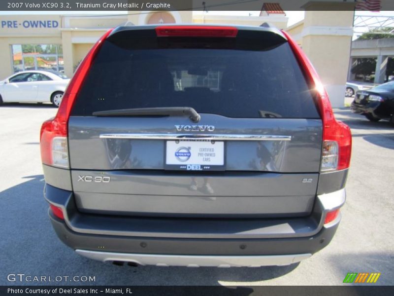 Titanium Gray Metallic / Graphite 2007 Volvo XC90 3.2