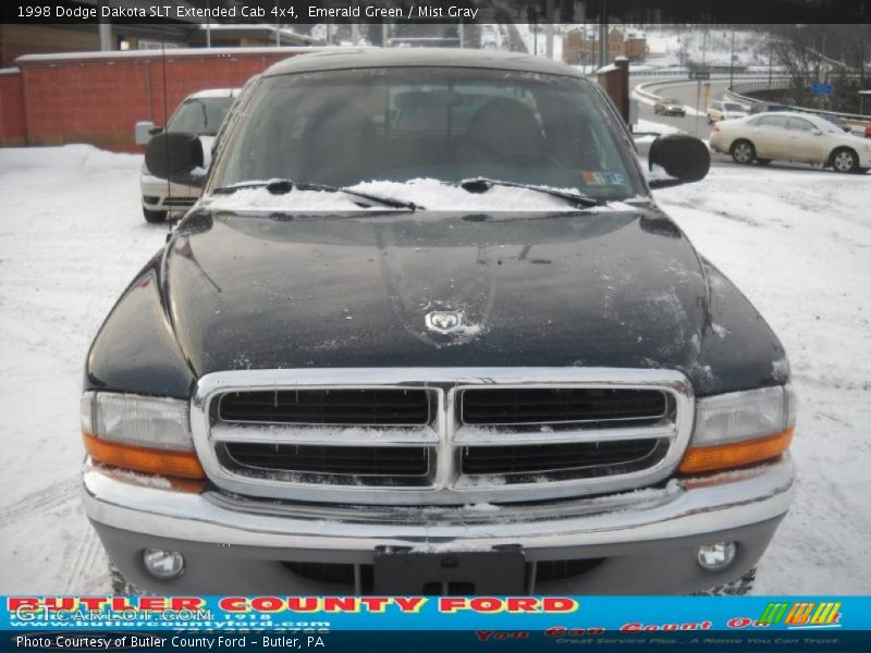 Emerald Green / Mist Gray 1998 Dodge Dakota SLT Extended Cab 4x4