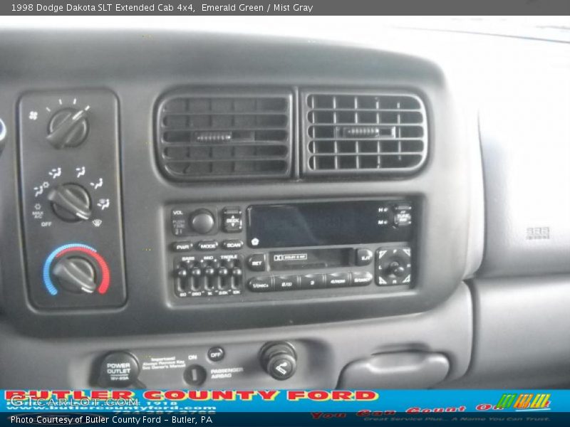 Emerald Green / Mist Gray 1998 Dodge Dakota SLT Extended Cab 4x4
