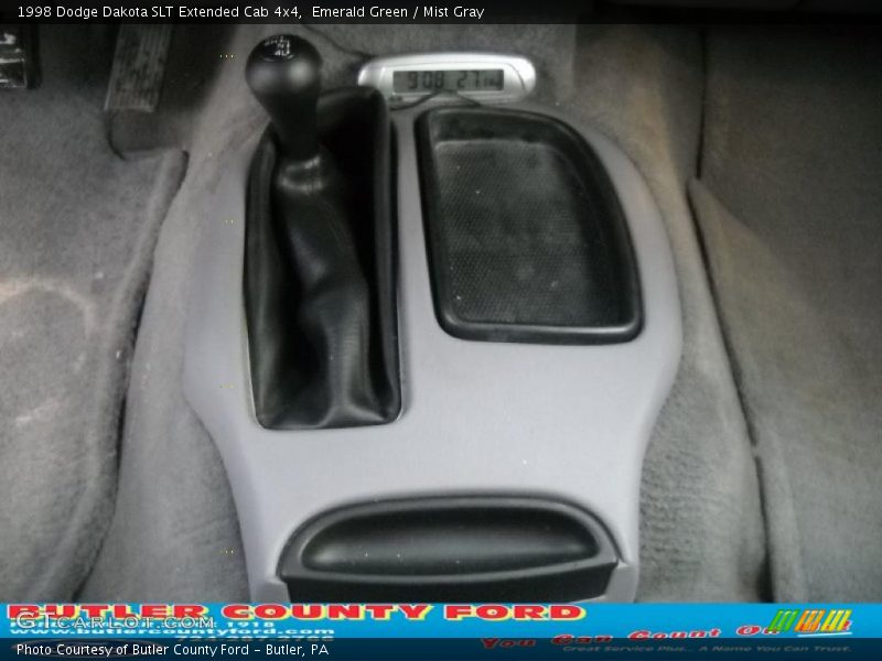 Emerald Green / Mist Gray 1998 Dodge Dakota SLT Extended Cab 4x4