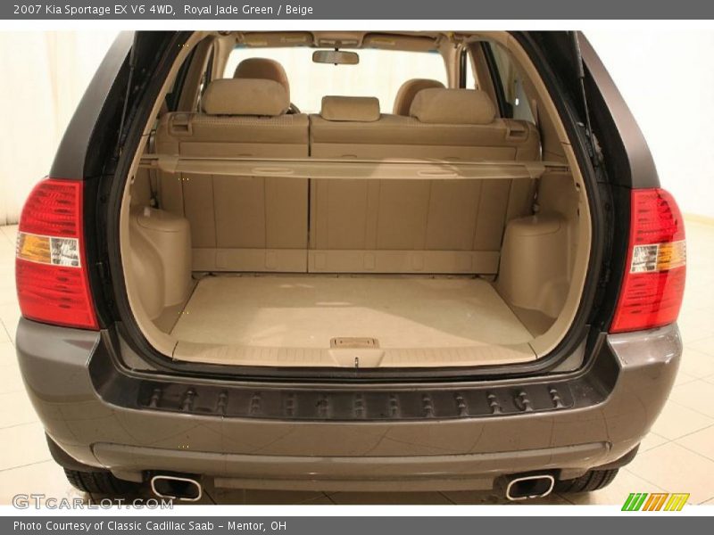 Royal Jade Green / Beige 2007 Kia Sportage EX V6 4WD