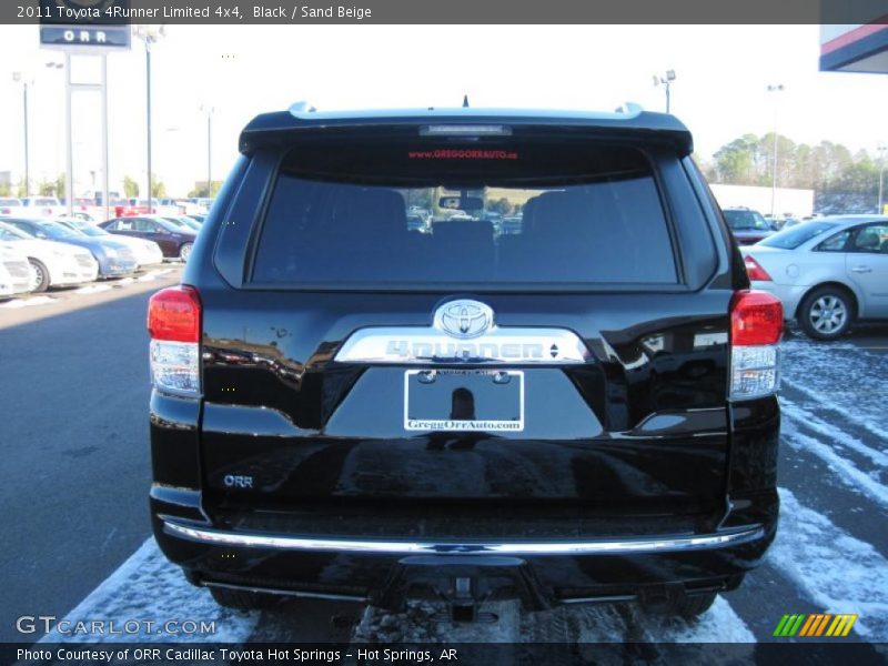 Black / Sand Beige 2011 Toyota 4Runner Limited 4x4