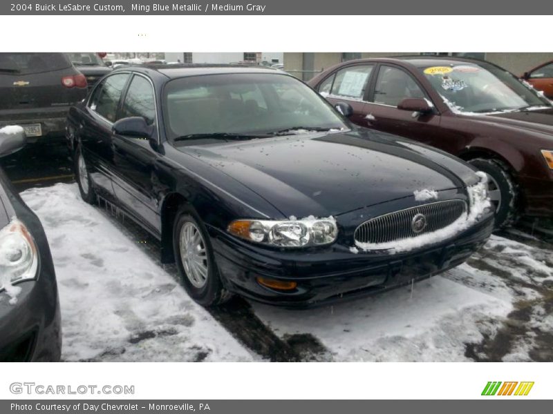 Ming Blue Metallic / Medium Gray 2004 Buick LeSabre Custom