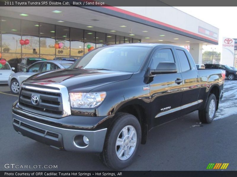 Black / Sand Beige 2011 Toyota Tundra SR5 Double Cab