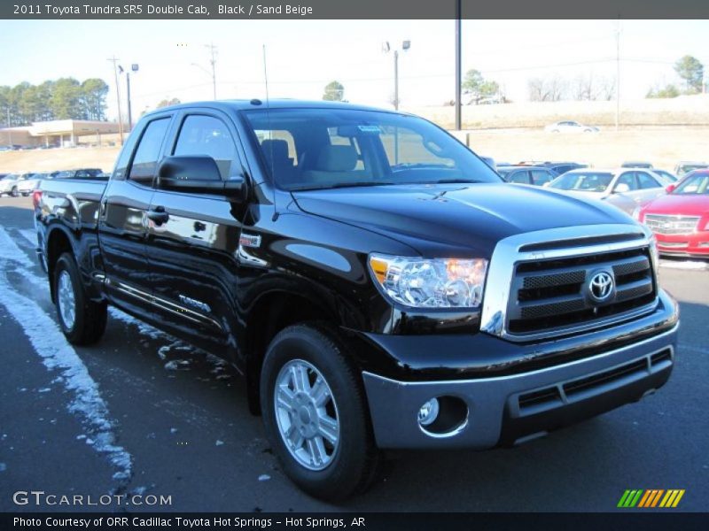 Black / Sand Beige 2011 Toyota Tundra SR5 Double Cab
