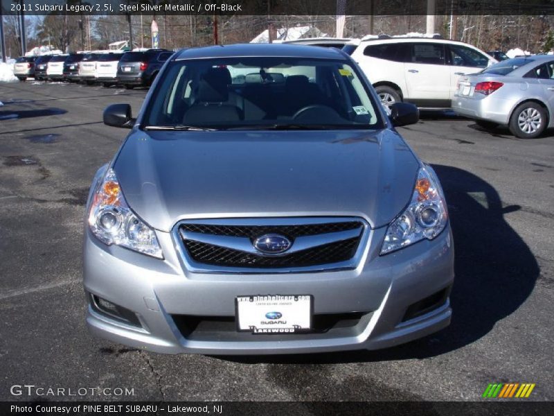 Steel Silver Metallic / Off-Black 2011 Subaru Legacy 2.5i