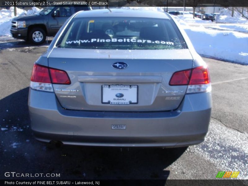 Steel Silver Metallic / Off-Black 2011 Subaru Legacy 2.5i