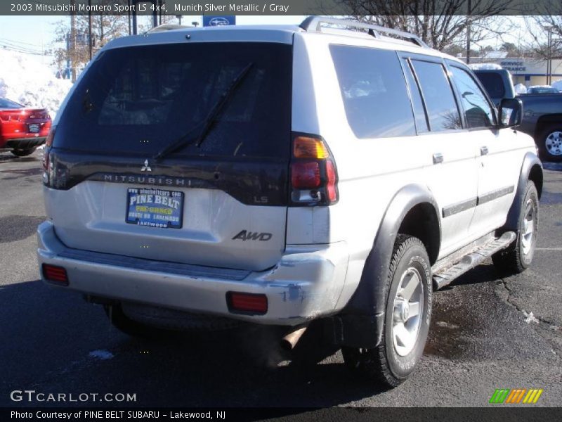 Munich Silver Metallic / Gray 2003 Mitsubishi Montero Sport LS 4x4