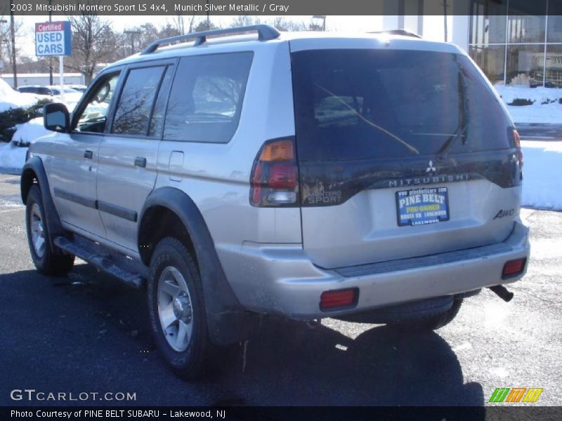 Munich Silver Metallic / Gray 2003 Mitsubishi Montero Sport LS 4x4