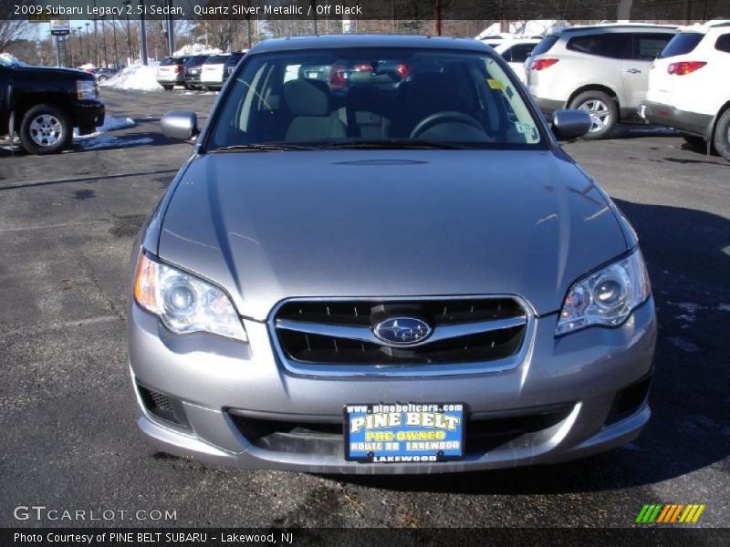 Quartz Silver Metallic / Off Black 2009 Subaru Legacy 2.5i Sedan