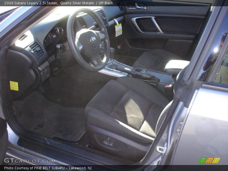 Quartz Silver Metallic / Off Black 2009 Subaru Legacy 2.5i Sedan