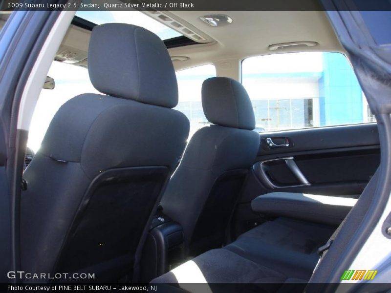 Quartz Silver Metallic / Off Black 2009 Subaru Legacy 2.5i Sedan