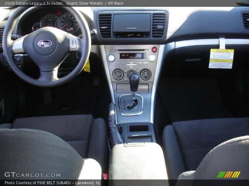 Quartz Silver Metallic / Off Black 2009 Subaru Legacy 2.5i Sedan