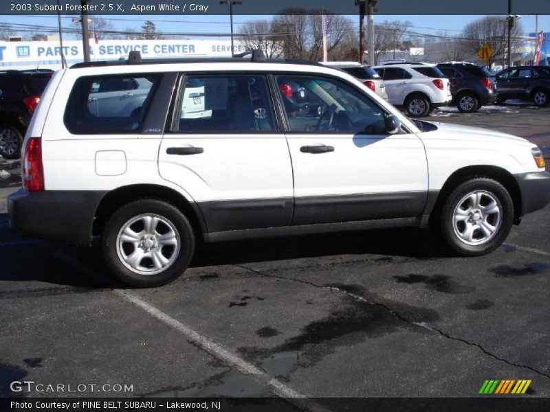 Aspen White / Gray 2003 Subaru Forester 2.5 X