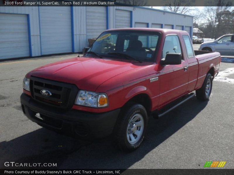Torch Red / Medium Dark Flint 2008 Ford Ranger XL SuperCab