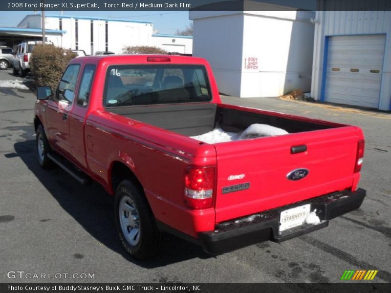 Torch Red / Medium Dark Flint 2008 Ford Ranger XL SuperCab