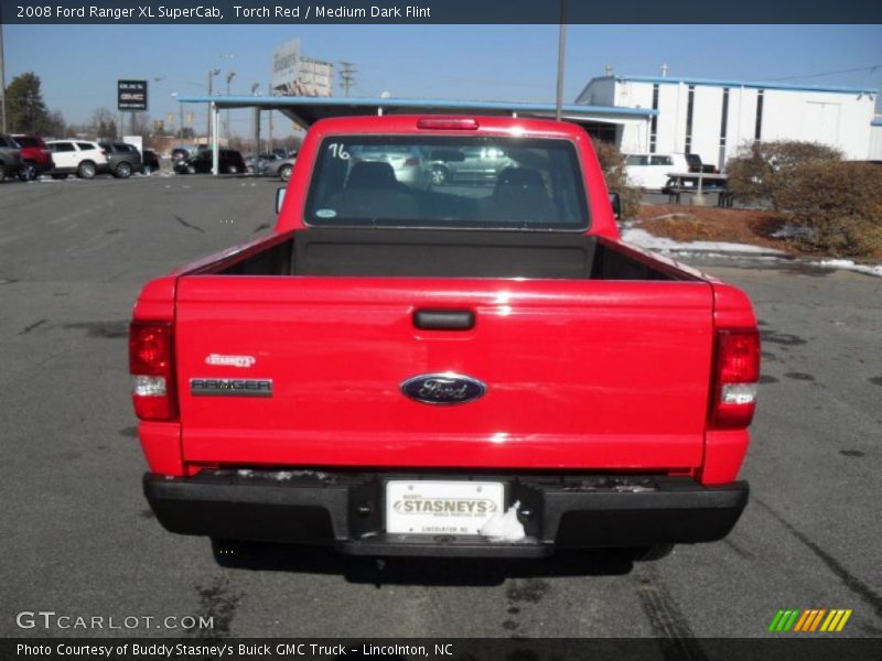 Torch Red / Medium Dark Flint 2008 Ford Ranger XL SuperCab