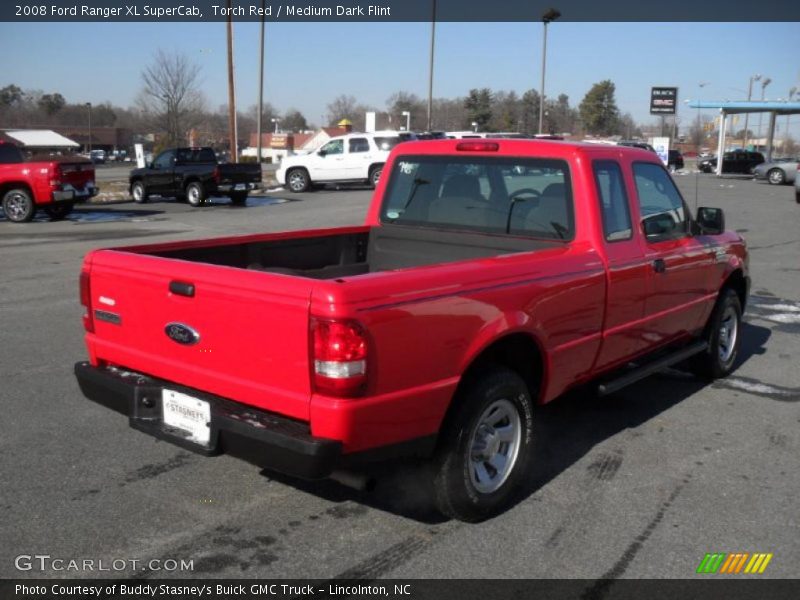 Torch Red / Medium Dark Flint 2008 Ford Ranger XL SuperCab