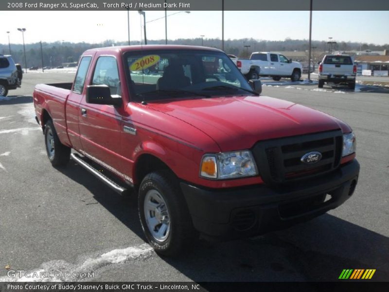 Torch Red / Medium Dark Flint 2008 Ford Ranger XL SuperCab