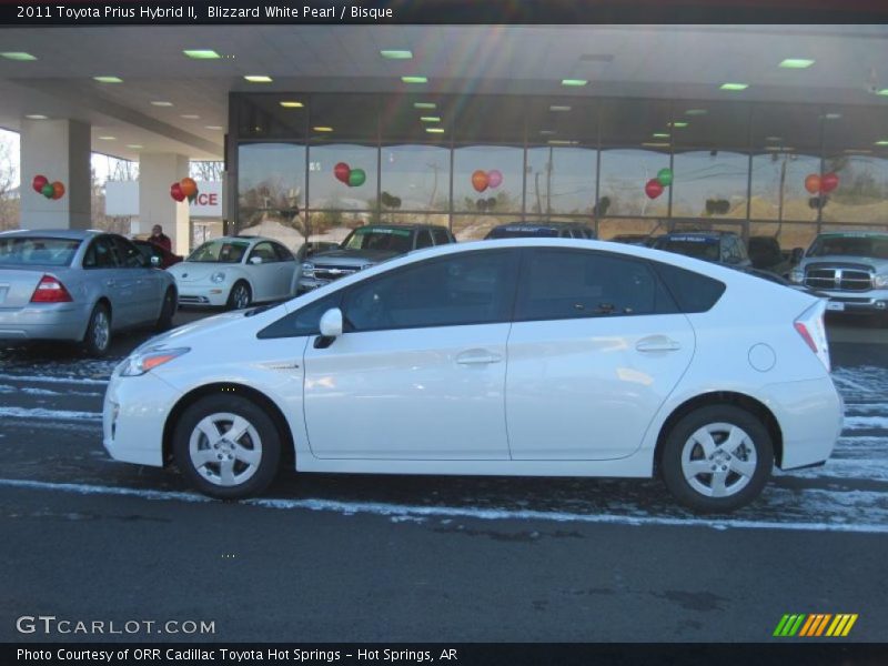 Blizzard White Pearl / Bisque 2011 Toyota Prius Hybrid II