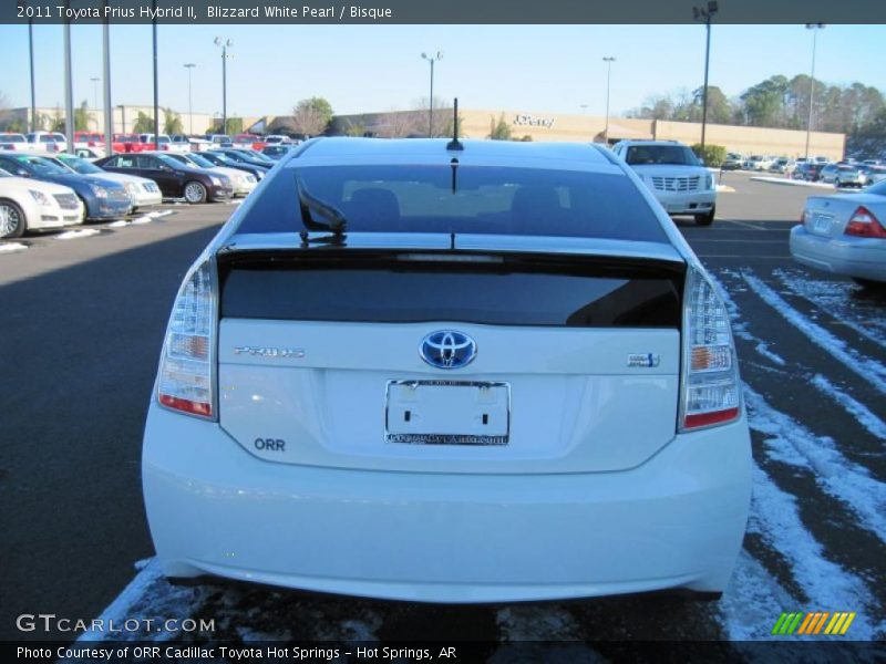 Blizzard White Pearl / Bisque 2011 Toyota Prius Hybrid II
