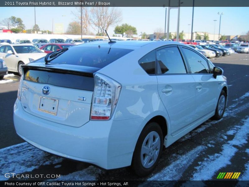 Blizzard White Pearl / Bisque 2011 Toyota Prius Hybrid II
