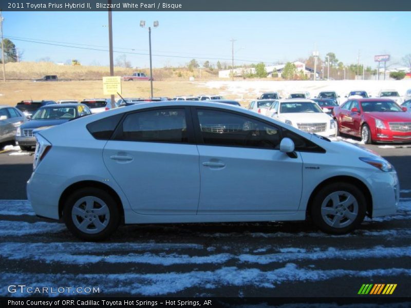 Blizzard White Pearl / Bisque 2011 Toyota Prius Hybrid II