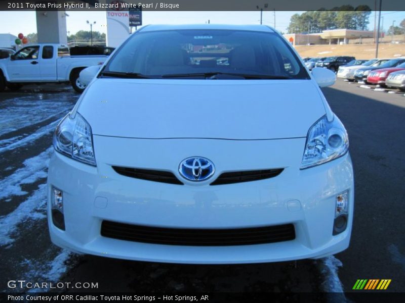 Blizzard White Pearl / Bisque 2011 Toyota Prius Hybrid II