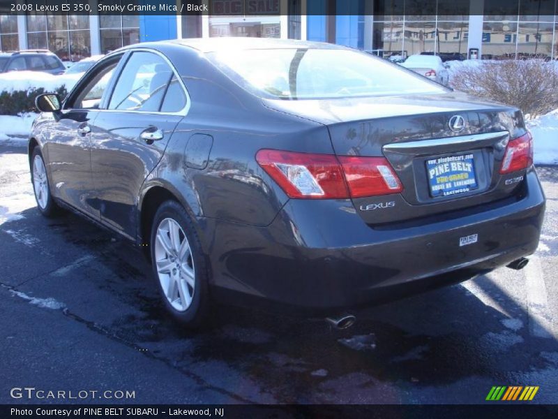 Smoky Granite Mica / Black 2008 Lexus ES 350