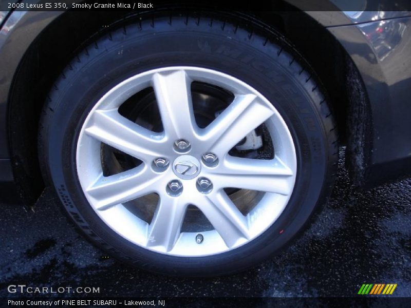 Smoky Granite Mica / Black 2008 Lexus ES 350