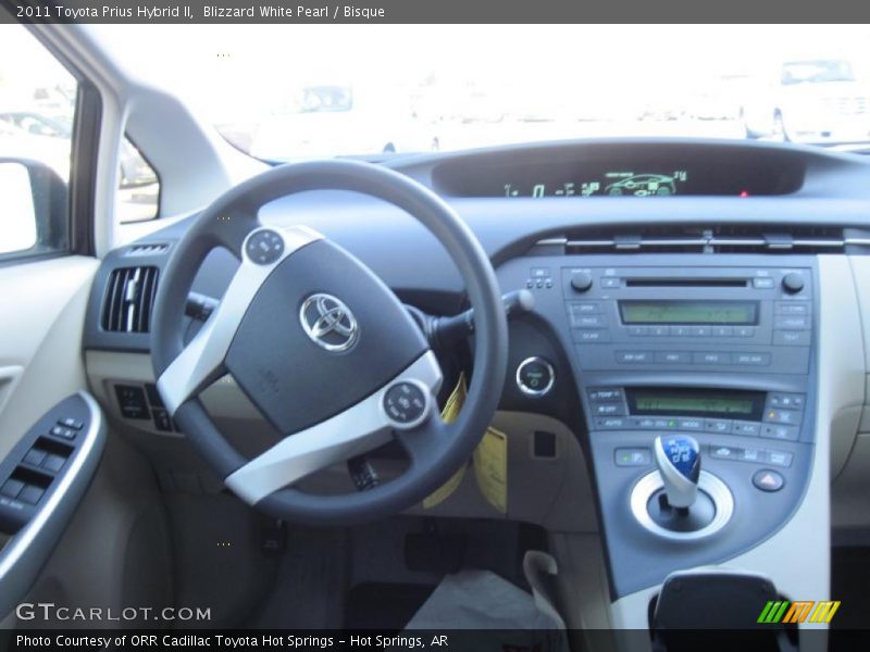 Blizzard White Pearl / Bisque 2011 Toyota Prius Hybrid II