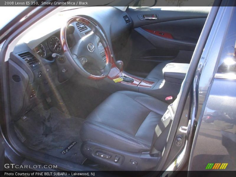 Smoky Granite Mica / Black 2008 Lexus ES 350