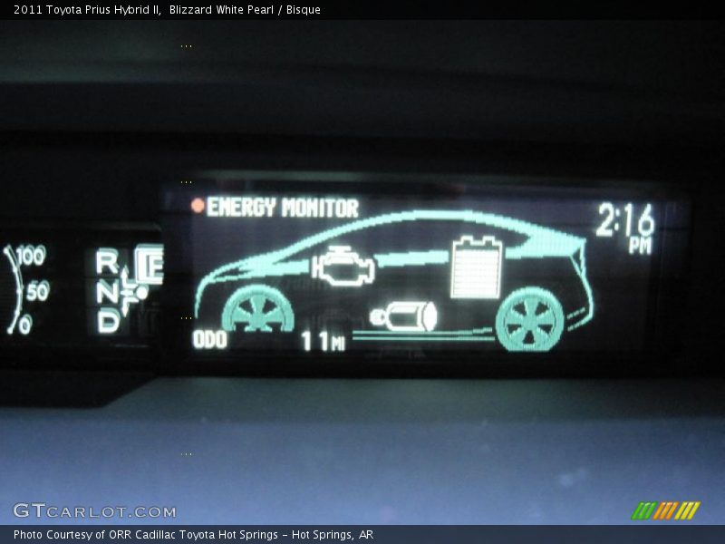 Blizzard White Pearl / Bisque 2011 Toyota Prius Hybrid II