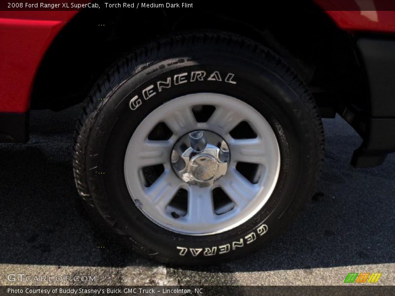 Torch Red / Medium Dark Flint 2008 Ford Ranger XL SuperCab