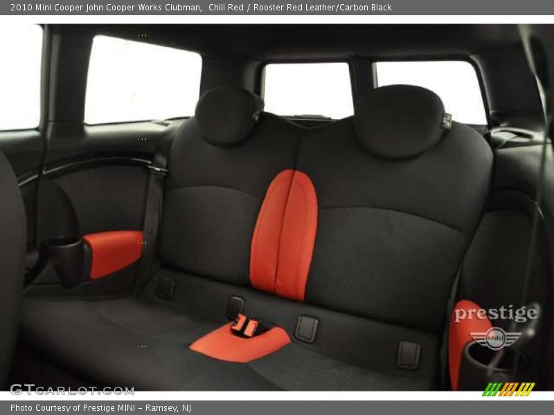 Chili Red / Rooster Red Leather/Carbon Black 2010 Mini Cooper John Cooper Works Clubman