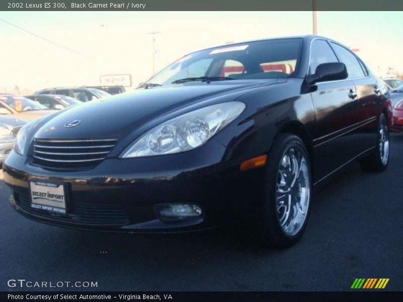 Black Garnet Pearl / Ivory 2002 Lexus ES 300